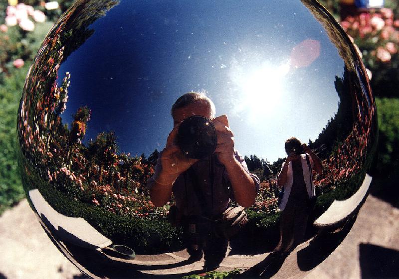 butchga2 Self portrait! Butchart Gardens, Vancouver Island