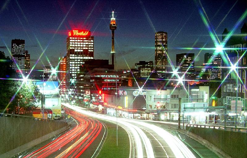 Aus95034a William Street, Sydney, Australia - May 1995