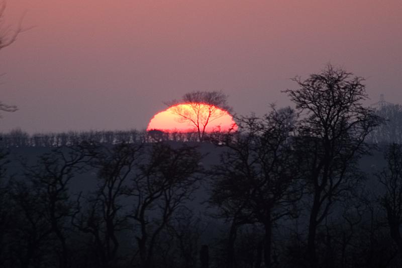 sunset060128 Sunset, Raloo, Co Antrim - 29th January 2006
