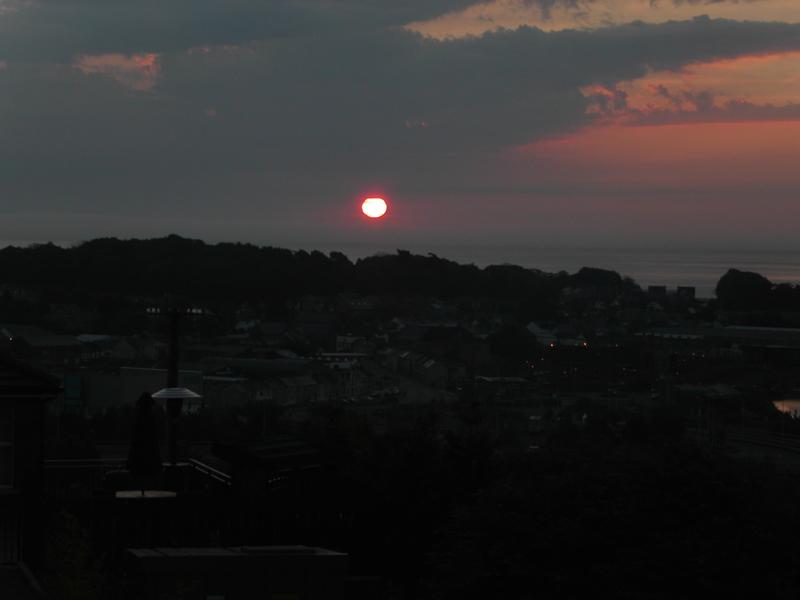 PICT0041 Sunrise over the Irish Sea from Larne, Co Antrim