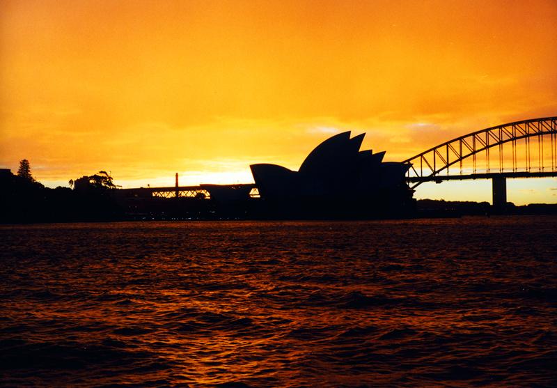 aus018a Sunset, Sydney, Australia